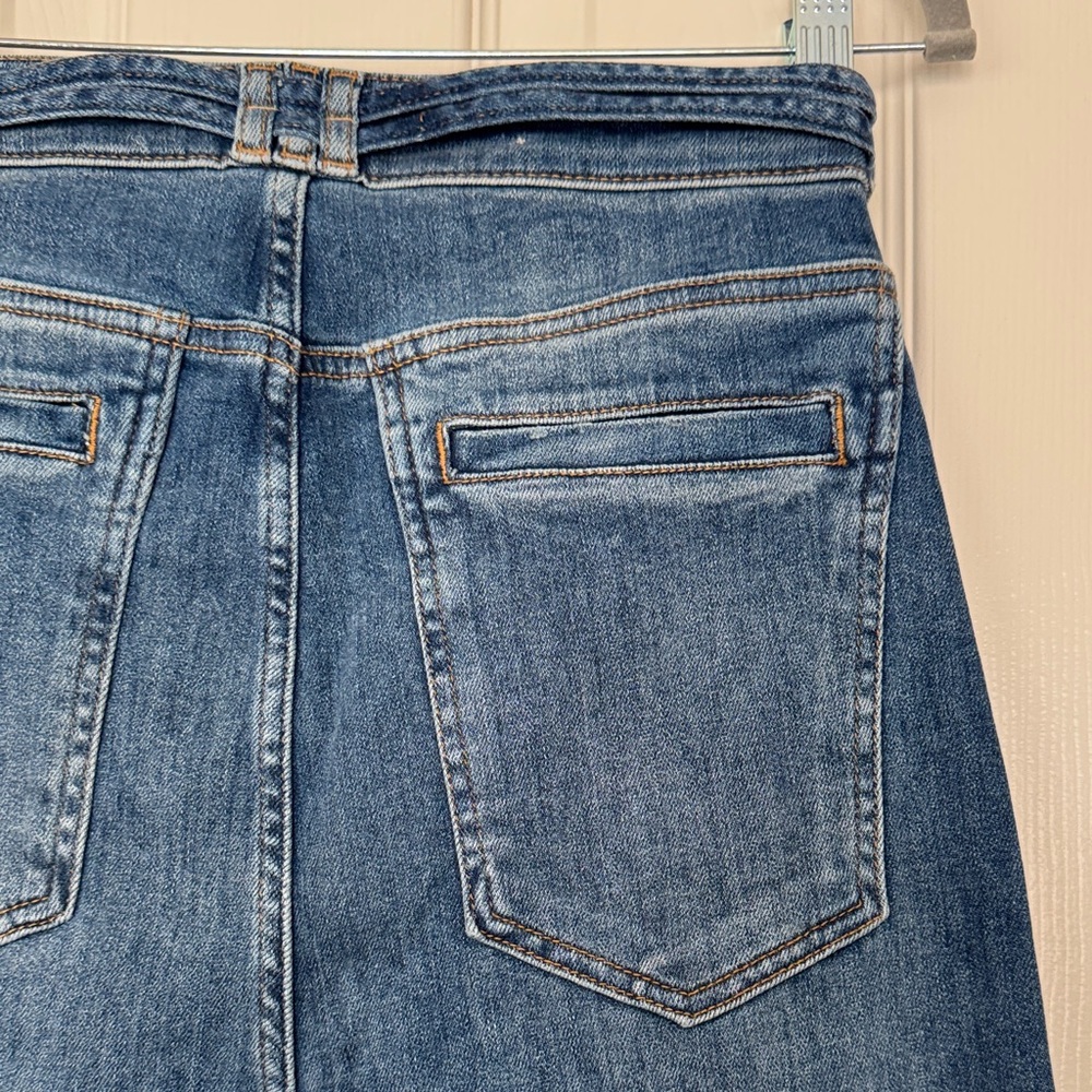 Anthropologie PILCRO Dark Blue Flare Jeans - Picture 7 of 12